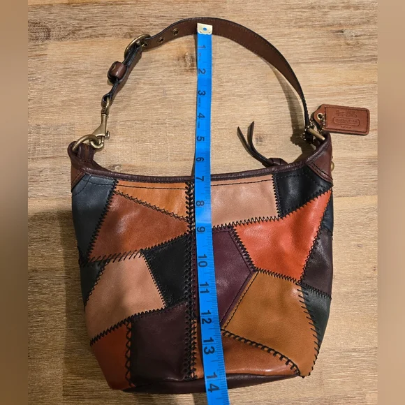 Coach Patchwork Bleecker Limited Legacy Mini Duffle Bag Purse Multicolor 41011 - Picture 10 of 17